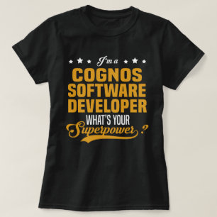 Camiseta Desenvolvedor de software Cognos