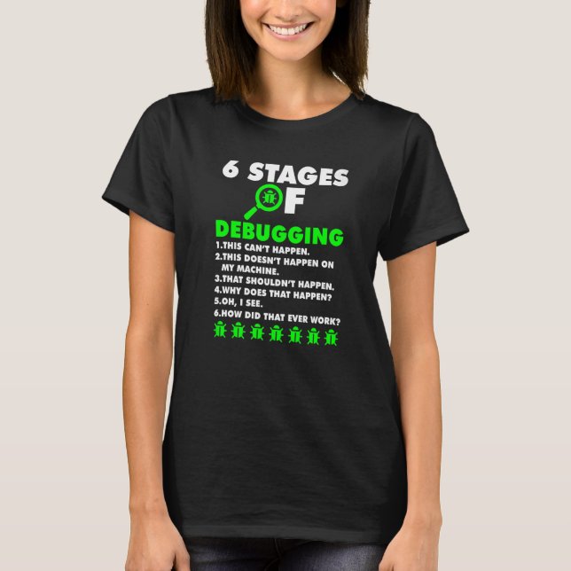 Camiseta Desenvolvedor De Software De Codificador De Comput (Frente)