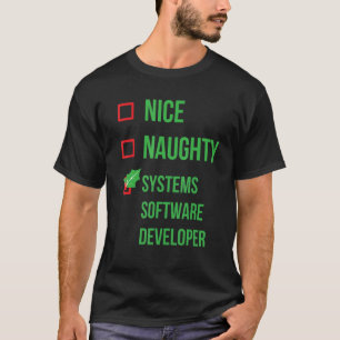 Camiseta Desenvolvedor de software de sistemas Engraçado Na