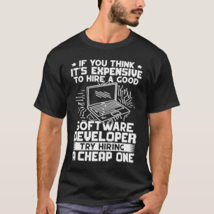 Camiseta Desenvolvedor de Software Tente Contratar Um Barat