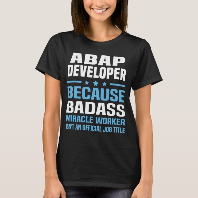 Camiseta Desenvolvedor do ABAP (Frente)