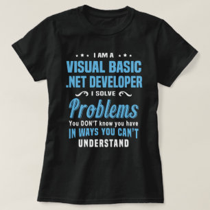 Camiseta Desenvolvedor do Visual Basic .NET