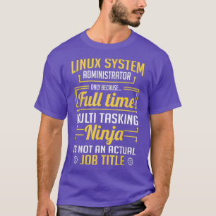 Camiseta Desenvolvedor GNU Linu Apenas Não