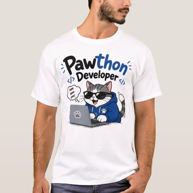 Camiseta Desenvolvedor Python (Frente)
