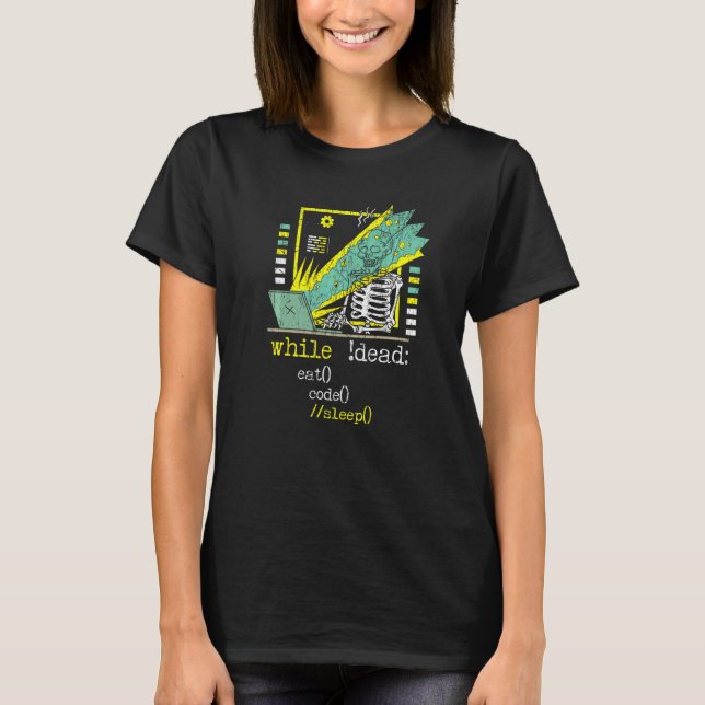 Camiseta Desenvolvedor Web Cara de TI Desenvolvimento de Si (Frente)