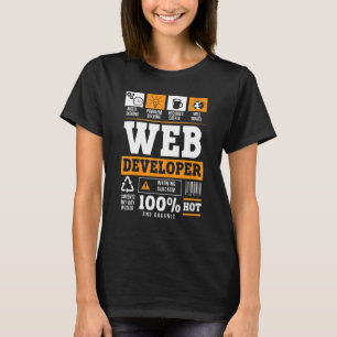 Camiseta Desenvolvedor Web Cara de TI Desenvolvimento de Si