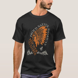 Camiseta Desenvolvedor Web Php De Trabalho Nativo Americano