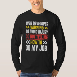 Camiseta Desenvolvedor Web Programador de Site Codificador