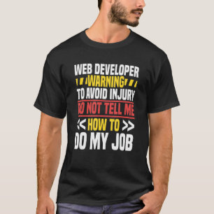 Camiseta Desenvolvedor Web Programador de Site Codificador