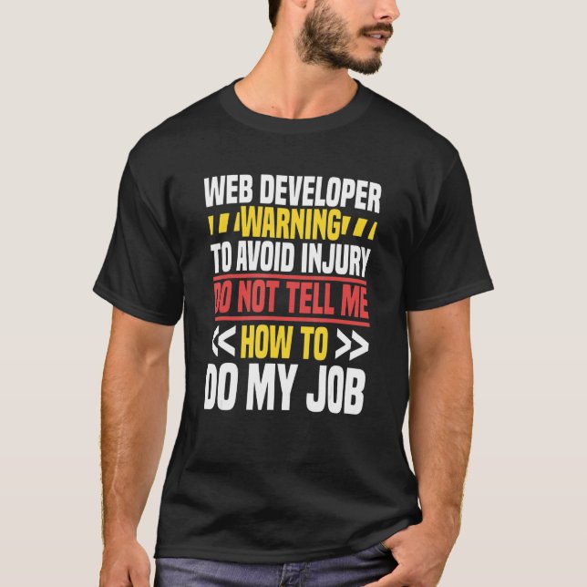 Camiseta Desenvolvedor Web Programador de Site Codificador  (Frente)