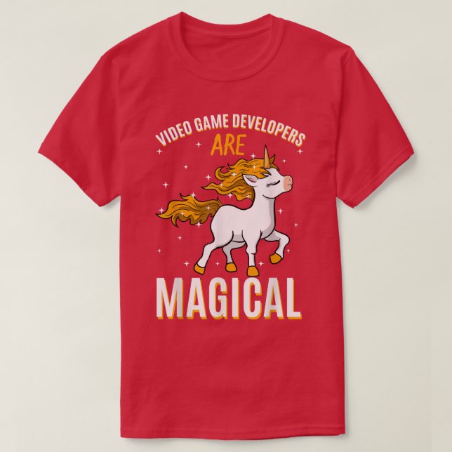 Camiseta Desenvolvedores De Jogo De Vídeo São Prof De Traba (Frente do Design)