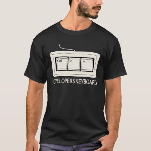 Camiseta Desenvolvedores Teclado Front-End Desenvolvedor We