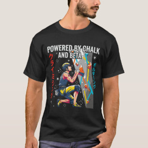 Camiseta Desenvolvido pela Chalk And Beta Climbing Design