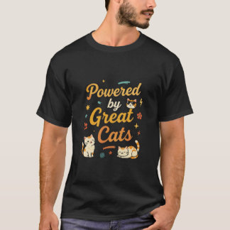 Camiseta Desenvolvido pela Great Cats Typography
