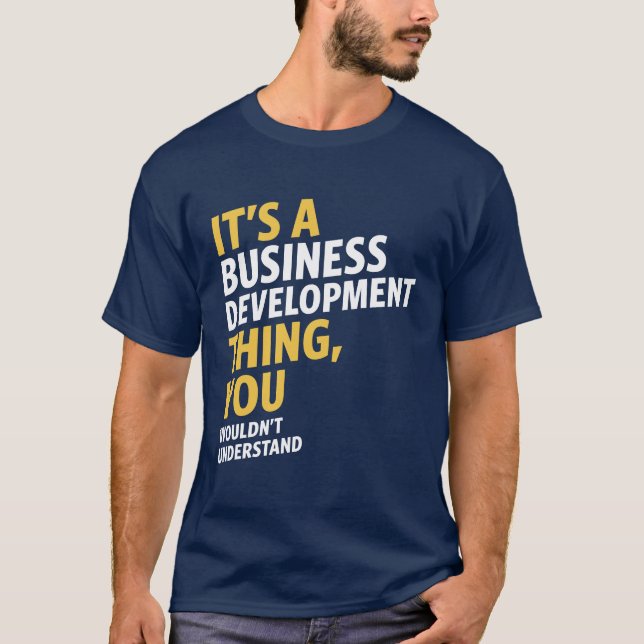 Camiseta Desenvolvimento de negócios (Frente)