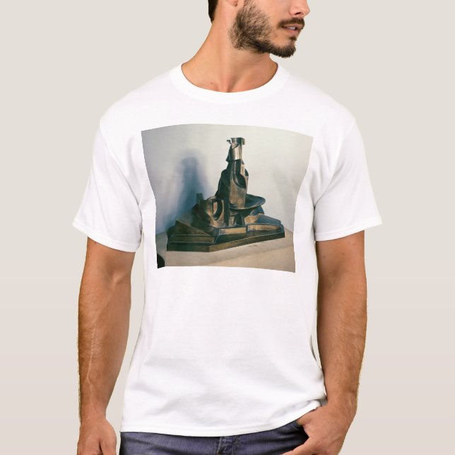 Camiseta Desenvolvimento de uma garrafa em Espaço, 1912 (Frente)