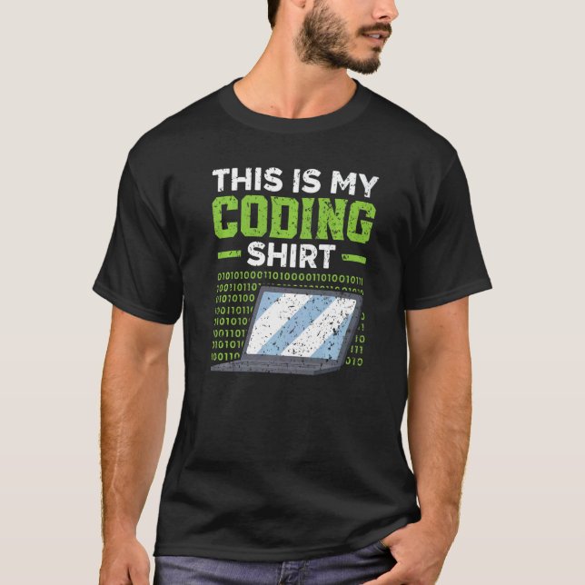 Camiseta Desenvolvimento de Web sites de Cara de TI para de (Frente)