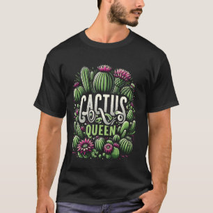 Camiseta Desert Bloom - Rainha do Cacto - Florista
