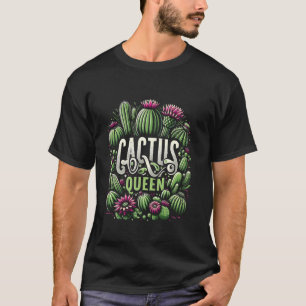 Camiseta Desert Bloom - Rainha do Cacto - Florista
