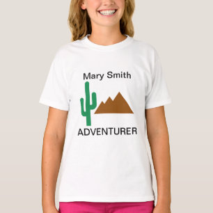 Camiseta Desert Cactus e Mountain