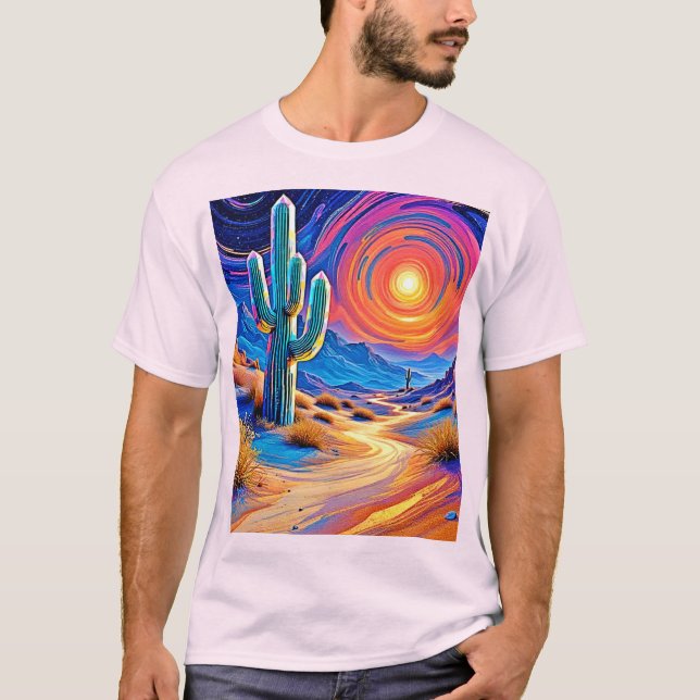 Camiseta Desert Sunset Glow (Frente)