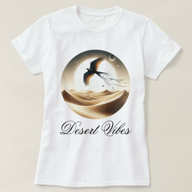 Camiseta Desert Vibes (Frente do Design)