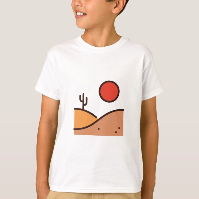 Camiseta deserto (Frente)