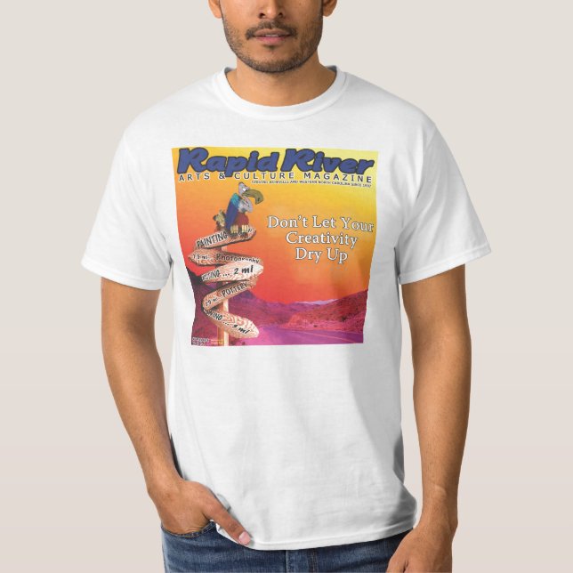 Camiseta Deserto criativo (Frente)