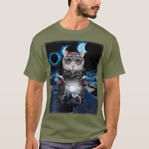 Camiseta Deserto de Cruzamento de Motociclismo de Anão