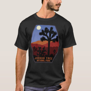Camiseta Deserto do Parque Nacional do Retro Joshua Tree do