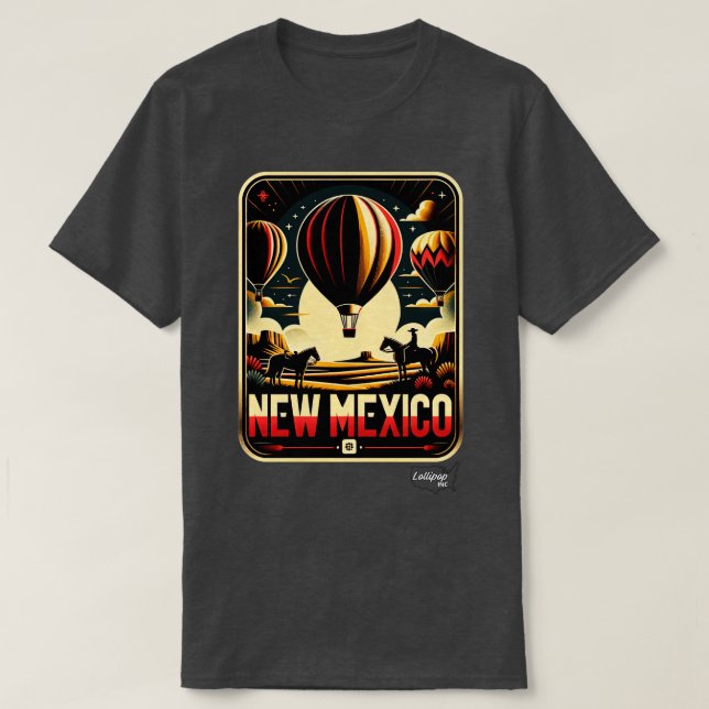 Camiseta Deserto Encantado Novo Repórter de Imagem American (Frente do Design)