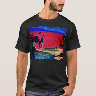 Camiseta deserto no t-shirt do alvorecer