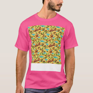 Camiseta Deserto Sem Costura Areia Duna Sahara Quickand