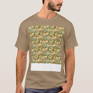 Camiseta Deserto Sem Costura Areia Duna Sahara Quickand
