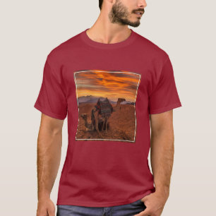 Camiseta Desertos   Bactrian Camel Egypt Sand Dune