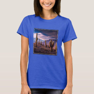 Camiseta Desertos Paisagem Cactus Argentina