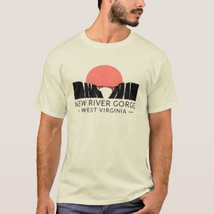 Camiseta Desfiladeiro do Novo Rio, Virgínia Ocidental