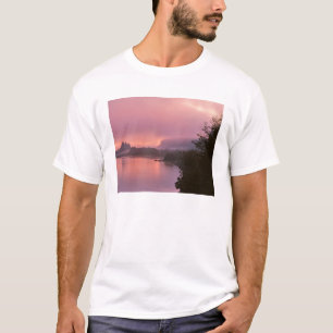 Camiseta Desfiladeiro do Rio Columbia, Nascer do Sol, OR