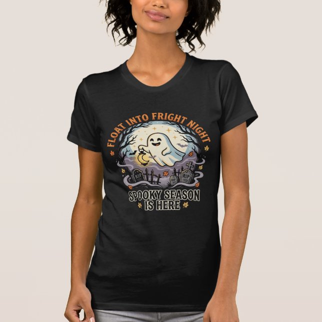 Camiseta Desfile da Lua Fantasma de Halloween (Frente)