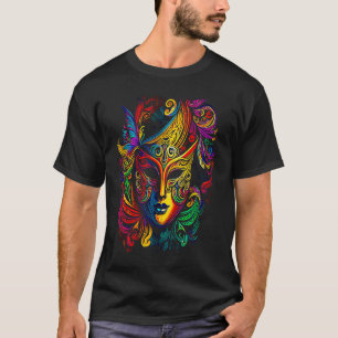 Camiseta Desfile de Carnaval Mardi Gras engraçado com festa