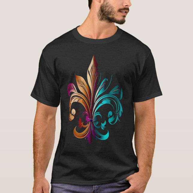Camiseta Desfile de Carnaval Mardi Gras engraçado com festa (Frente)