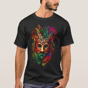 Camiseta Desfile de Carnaval Mardi Gras engraçado com festa