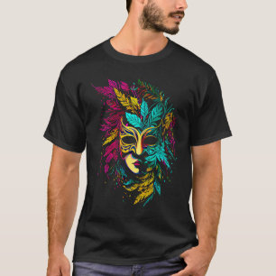 Camiseta Desfile de Carnaval Mardi Gras engraçado com festa