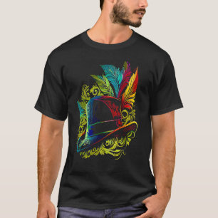 Camiseta Desfile de Carnaval Mardi Gras engraçado com festa