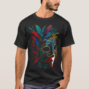 Camiseta Desfile de Carnaval Mardi Gras engraçado com festa