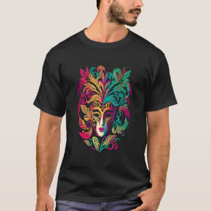 Camiseta Desfile de Carnaval Mardi Gras engraçado com festa