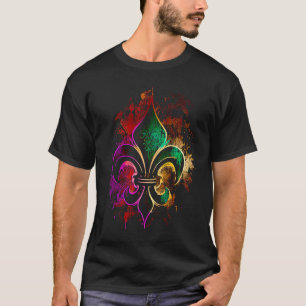 Camiseta Desfile de Carnaval Mardi Gras engraçado com festa