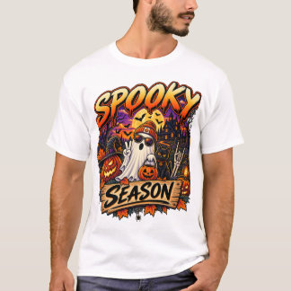 Camiseta Desfile de Fantasmas da Temporada Assustadora