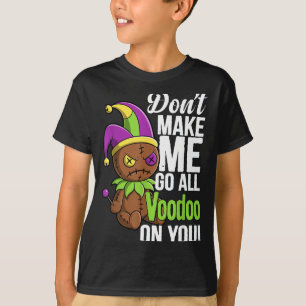 Camiseta Desfile de Mardi Gras Stitch Boneco Vodu Palhaço A