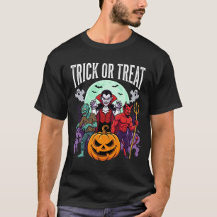 Camiseta Desfile de Monstros do Dia das Bruxas ou Travessur